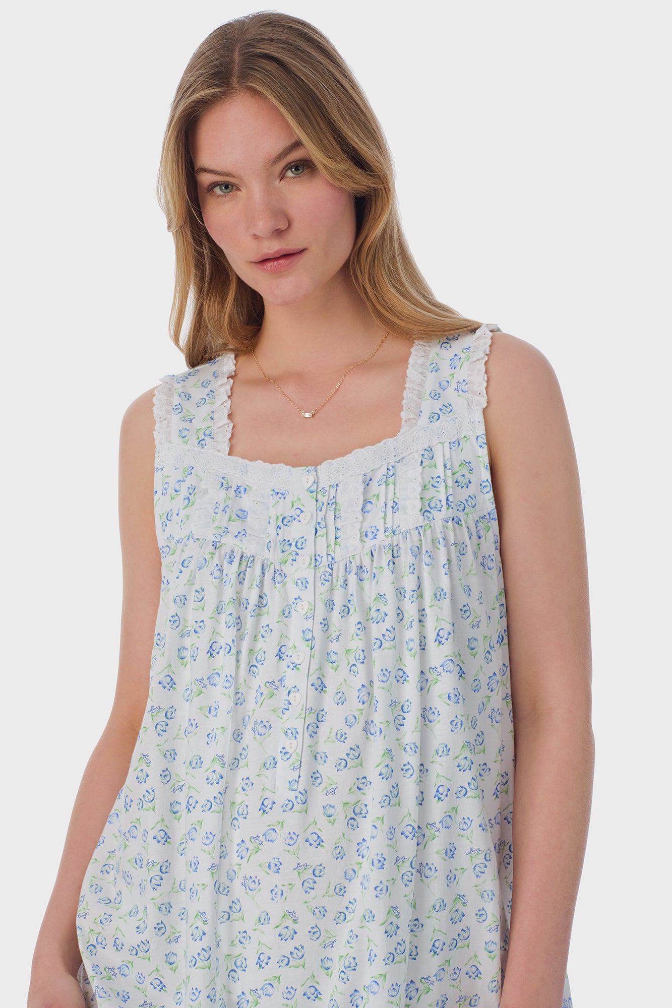 Tulip Knit Long Nightgown