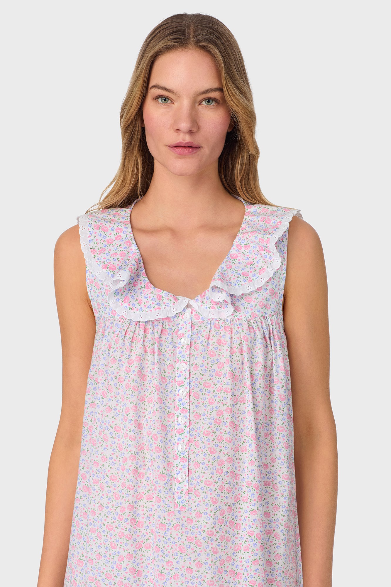 Grandma's Garden Cotton Dream Ballet Nightgown