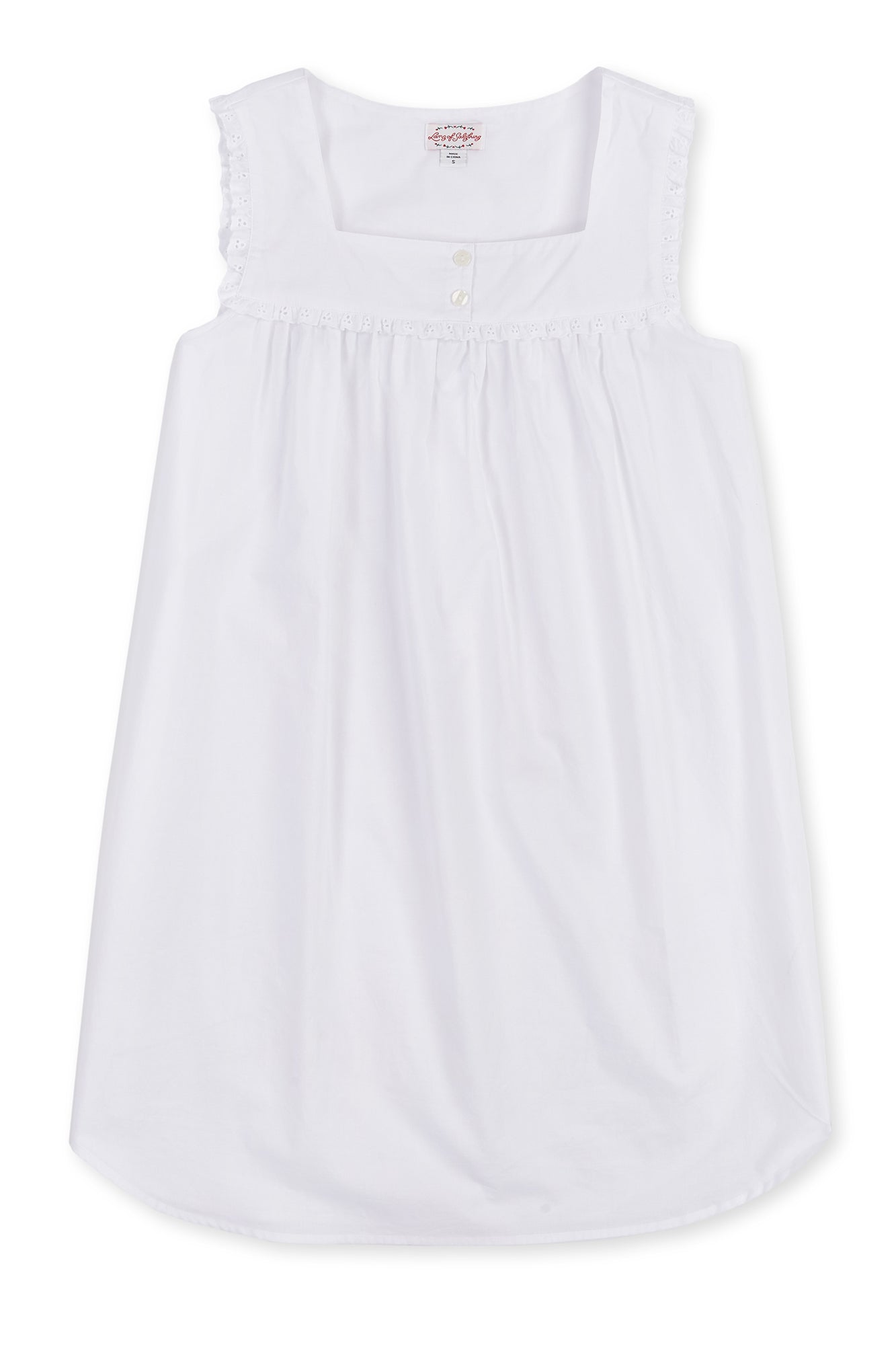 White cotton chemise