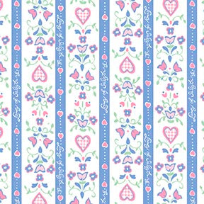 Tyrolean Heart Cotton Long Nightgown