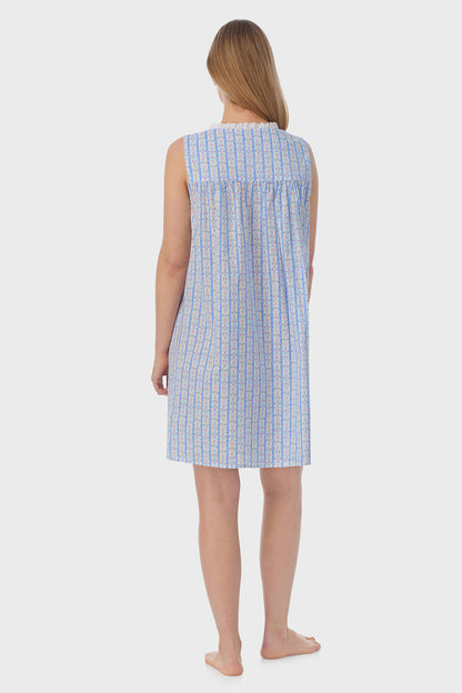 Tyrolean Heart Cotton Short Nightgown