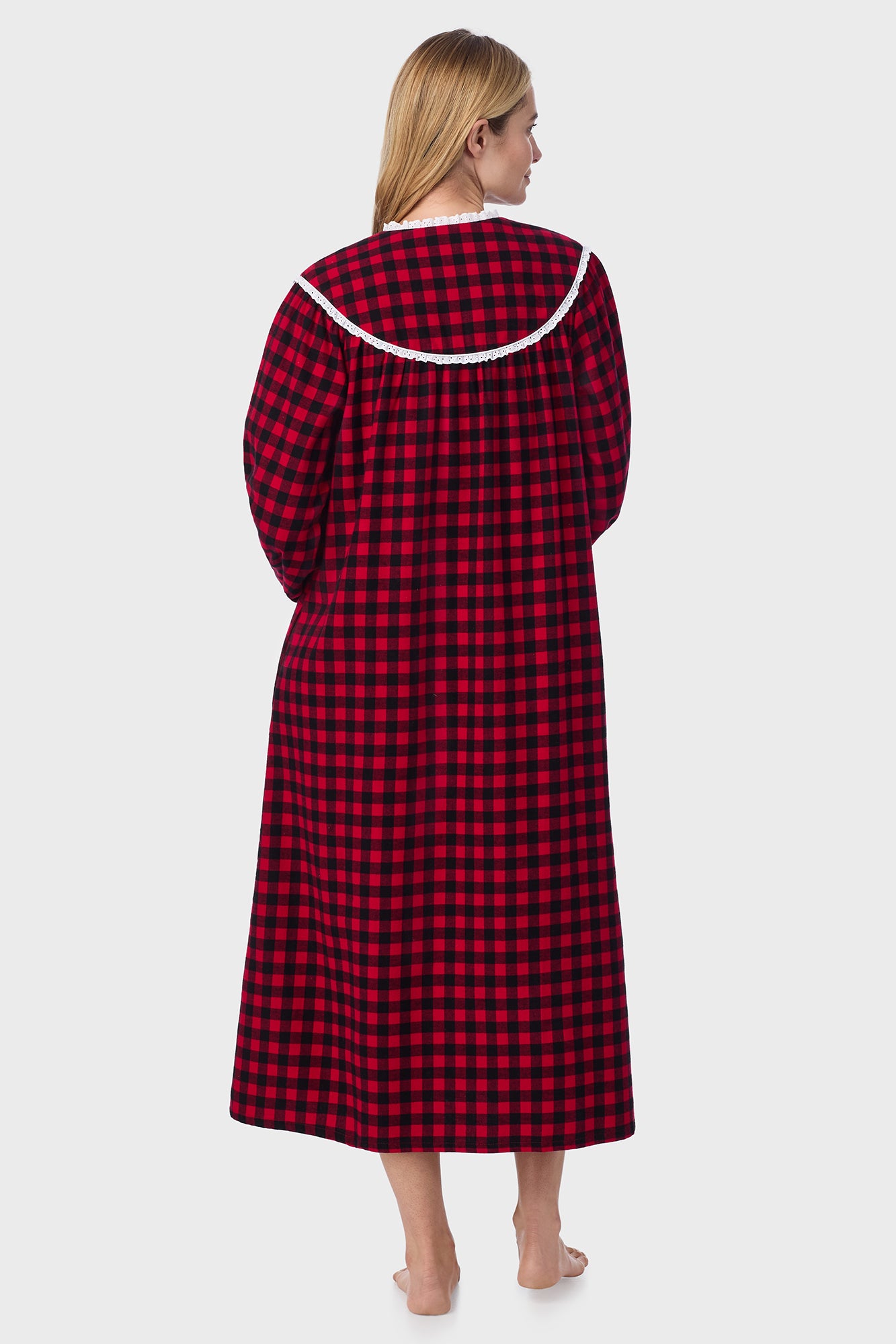 Buffalo Check Flannel Gown