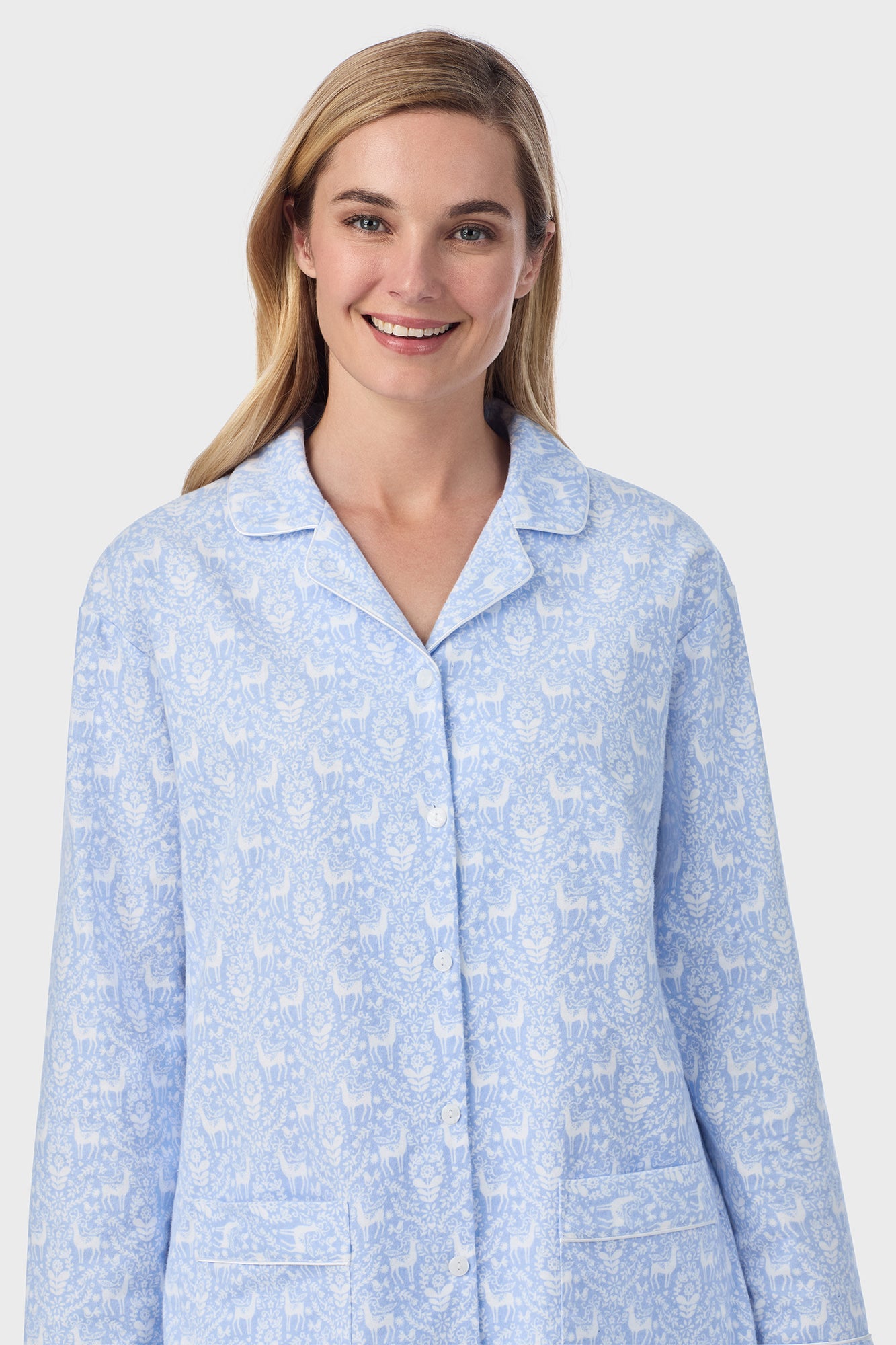 Blue Nordic Tyrolean Women's Pajama